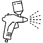 پیستوله و تجهیزات رنگ‌پاشی